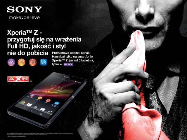 Sony Mobile głównym sponsorem najnowszej produkcji AXN – serialu Hannibal